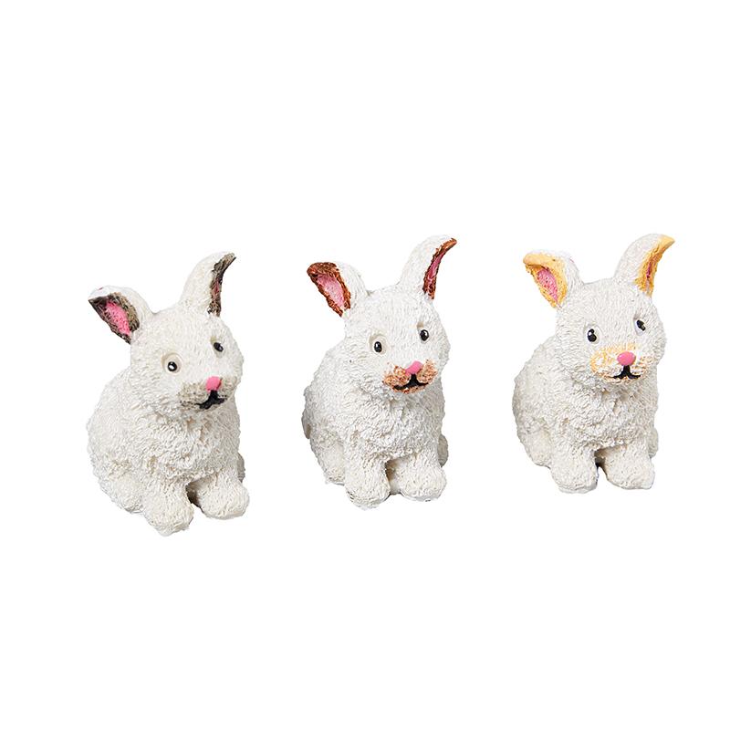 

Cute Resin Rabbit Statue Festival Craft Handmade Home Desk Office Decor Gift