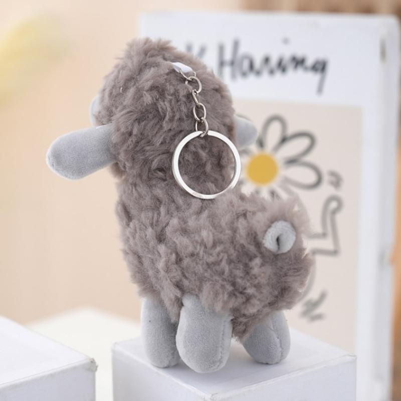 Cute Flower Lamb Plush Toys Ultra Soft Fluffy Fabric For Kids Birthday Gifts Home Decor Bag Pendants