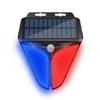 Sirena cu Lumina Stroboscopică Solară de Exterior Fără Fir Lampă de Alarmă cu Flash Impermeabilă Detector cu Senzor de Mișcare Alarmă Stroboscopică