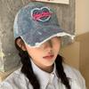 Love Letter Visors Embroidery Denim Snapback Cap Fashion Vintage Baseball Cap  Outdoor