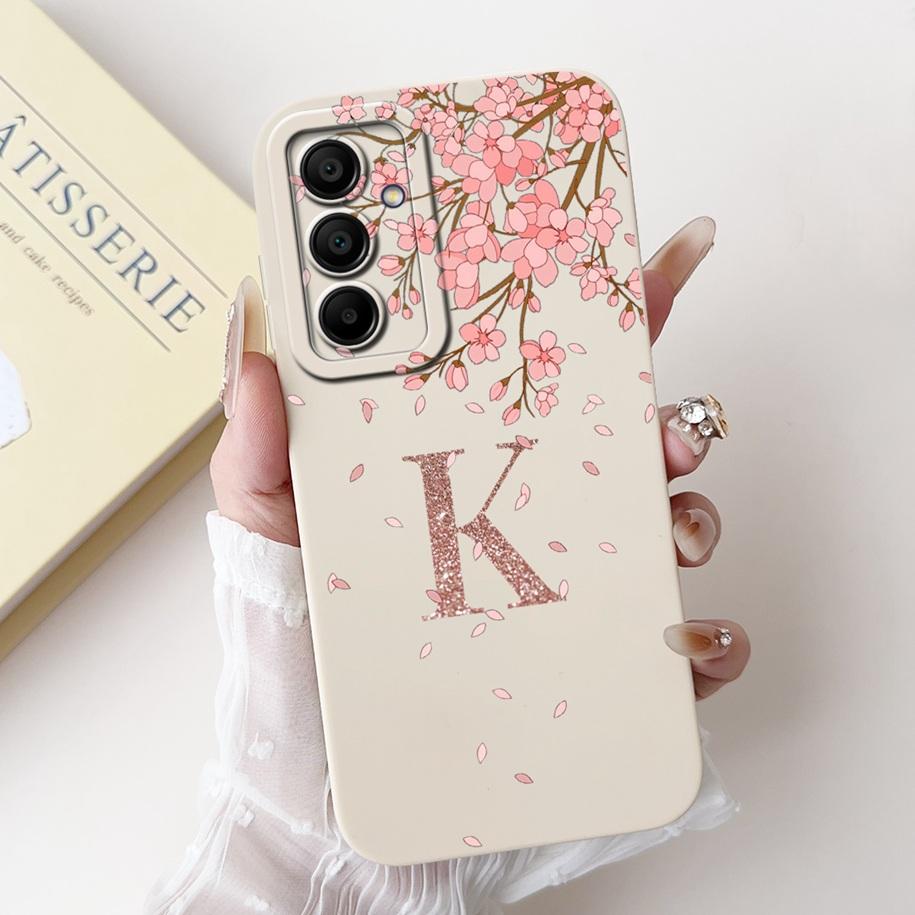 For Samsung Galaxy A16 5G Case Luxury Crown Flower Letters Shockproof Silicone Soft Cover For Samsung A16 5G A 16 SM-A166B Cases