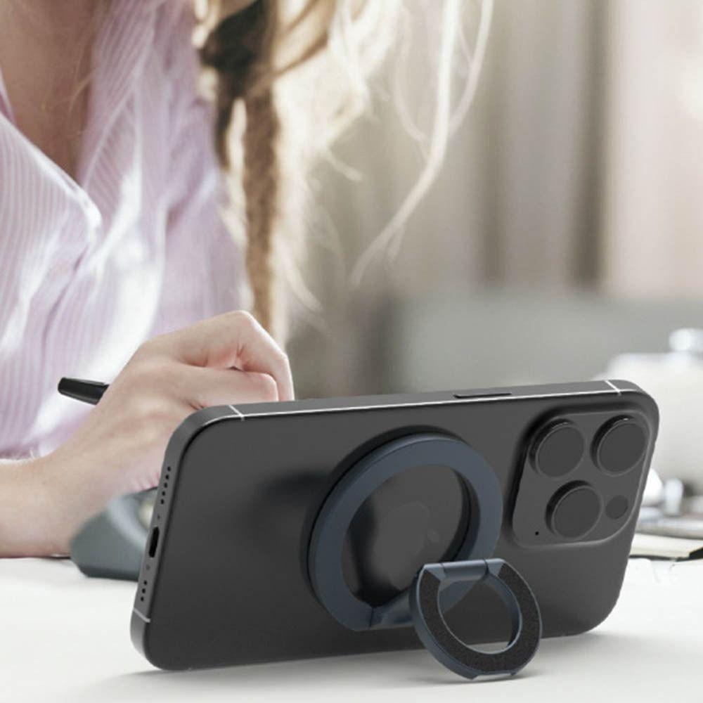

Removable Magnetic Finger Clasp 360 Degree Rotation Cellphone Stand Smart Phone Accessories чорний