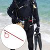 Aluminium Alloys Diving Stick Underwater Signaling Devices Diving Rod Noise Maker Lanyard Rod Tanks Knocker Enduring