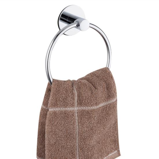 

Кольцо для полотенец из нержавеющей стали, современный минималистский сверхмощный металлический круглый держатель для полотенец для рук, ванна, душ, держатель для мочалки, принадлежности для ванной комнаты