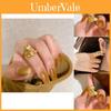 Anello di Volpe Lussuoso Color Oro con Occhi Verdi Accattivanti Ideale Per l'Uso Quotidiano