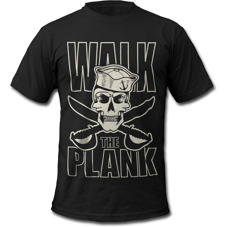 

Bands and Bones Walk The Plank Pirate Men s T-Shirt XXXXXL різнокольоровий