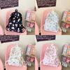 Cartoon Maltese Pattern Anime School Backpack For Middle School Girls With Lightweight Nylon Material And Breathable Cushion Straps