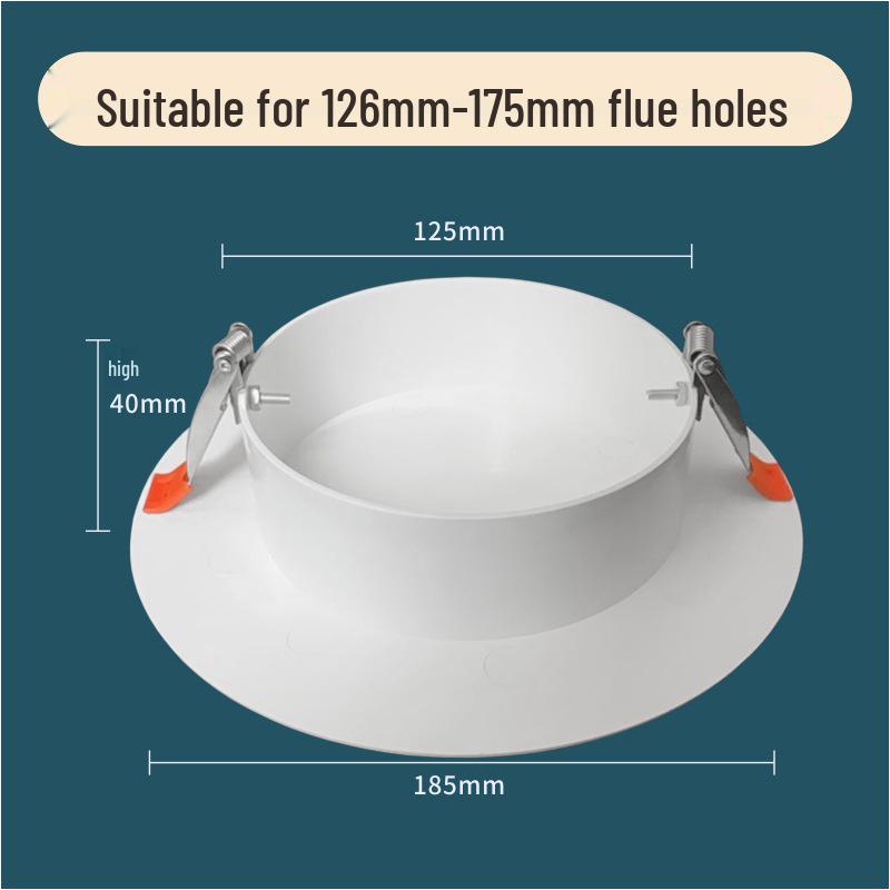 Round Air Conditioner Exhaust Pipe Decorative Cover and Seal