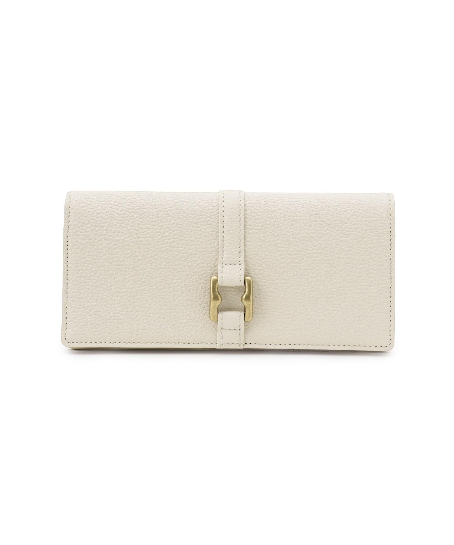 

and Road Slim Long Wallet Light Shrink Long Wallet Thin Cowhide One Size Oyster White [Toff Stone]