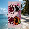 S-Spooky M-Month cute Pump Halloween Towel Quick Drying Beach Towels Are Suitable For Swimming Pools Camping Yoga And The Gym