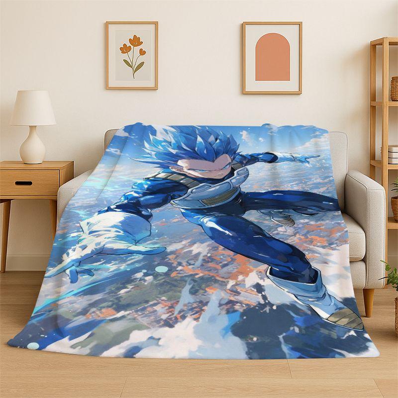 Retro Anime D-Dragon Ball Cartoon Game Soft Flannel Throw Blanket,Cozy Blanket for Bed,Couch,Sofa,Bedroom,Living Room,Travel,kid