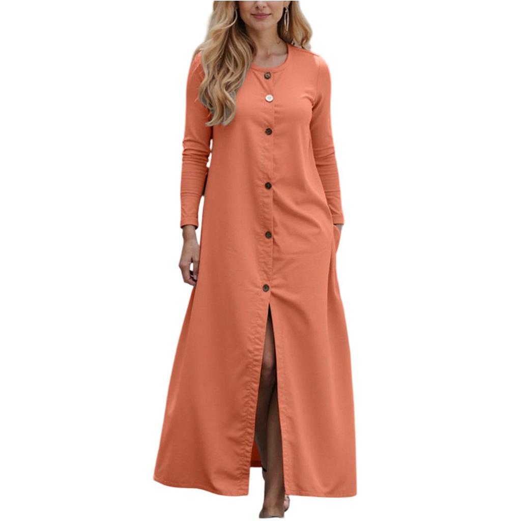 Women's Fashionable And Casual Long-sleeved Dress