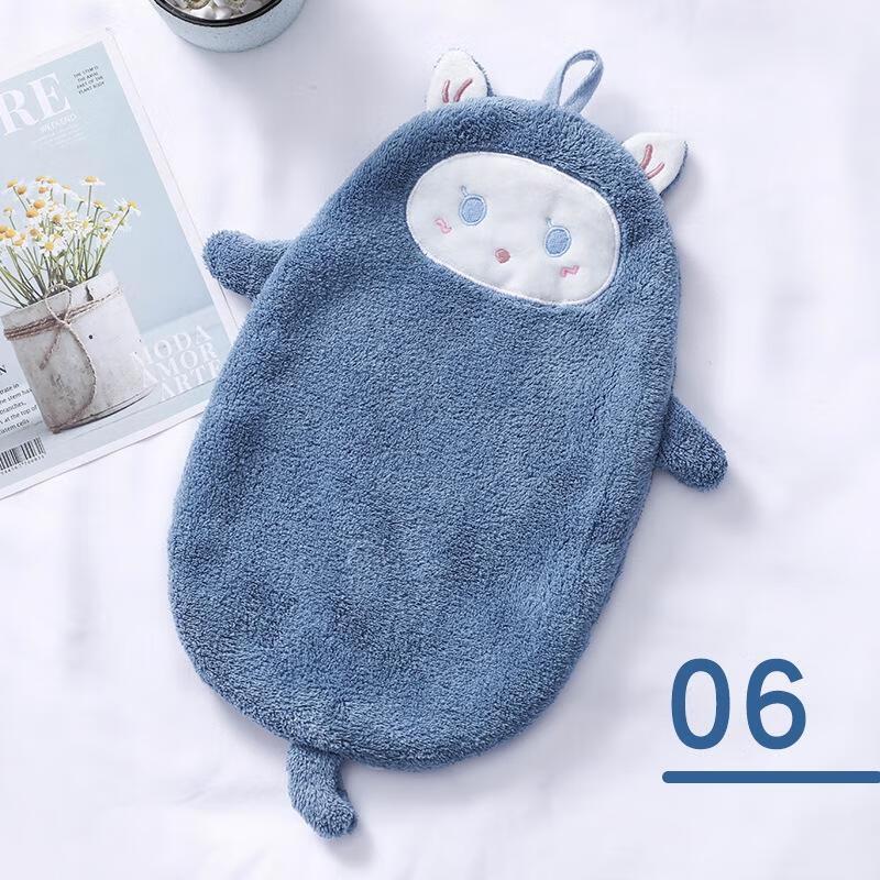 JINGRUIXIANG Cute Cartoon Hanging Hand Towel (2-Pack)