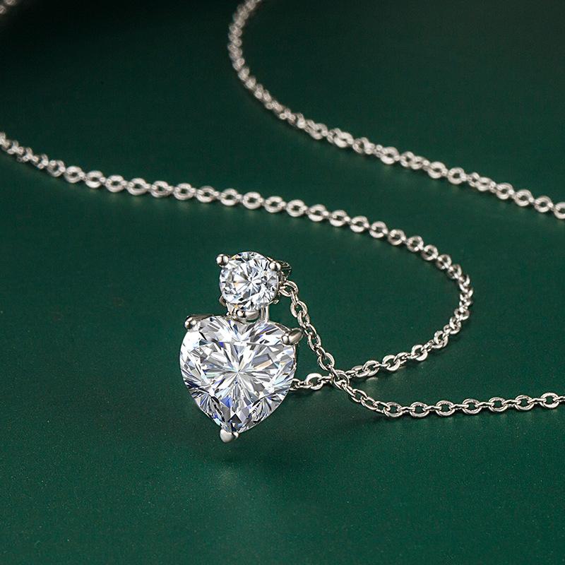 BELLA BOX Heart Pendant Necklace Multiple Colour Fashion Wedding Engagement Jewelry