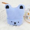 Autumn/Winter Infant Hood Cute Bear Model Baby Knitted Warm Hat (0272) Bear Model Black