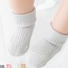2pcs Anti Skid Toddler Socks Soft Crew Length Socks Middle Tube Design For Secure Movement On Hardwood Floors