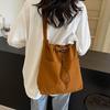 Sac fourre-tout en nylon à cordon de serrage grande capacité sac à bandoulière pour femme