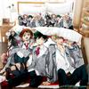 2014 My Hero Academia Bedding Set Single Twin Full Queen King Size Kawaii Bed Set Teenagers Bedroom Duvetcover Sets 3D Print 034