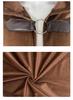 Medieval Suede Velvet Warrior Cloak Costume