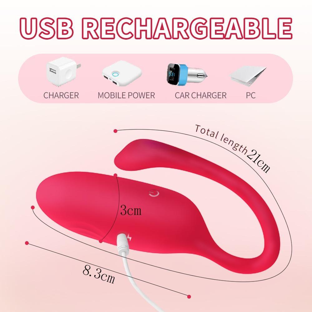 Sexspielzeug für Erwachsene, Vibrator mit APP-Fernbedienung, tragbarer Höschen-Ei-Vibrator für Frauen, G-Punkt-Klitorisstimulator, vibrierender Höschen mit 10 Vibrationen