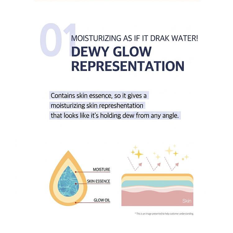 Enough All Day Dewy Water Full Cushion SPF50 PA++++ 12g + Refill 12g (6 Options)