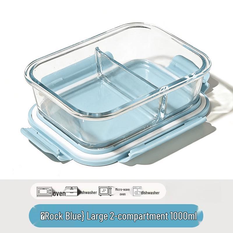Ru Han Glass Divided Lunch Container