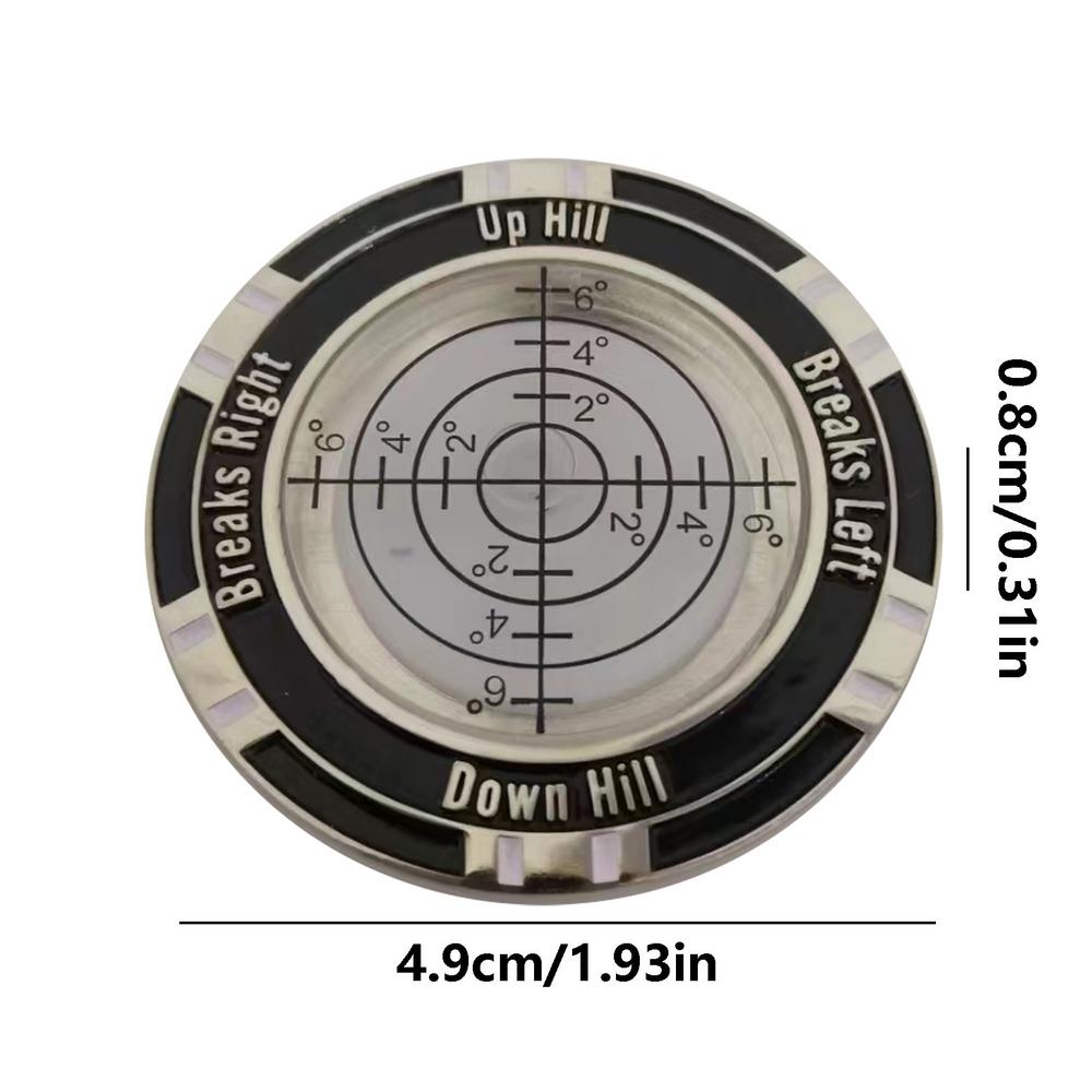 Putt Green Reader Poratble Golf Putting Tool For Golfer Golf Ball Marker High Precision Level Green Reading Aid Golf Accessories