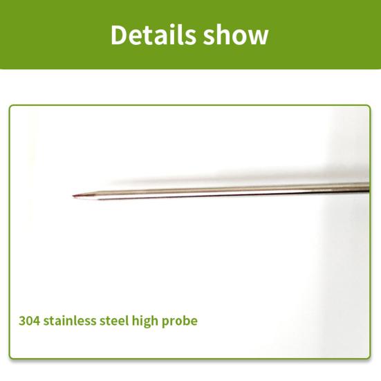 Ölthermometer, empfindliches, präzises LCD-Display, Edelstahlsonde, Fleischtemperaturmessgerät für Zuhause