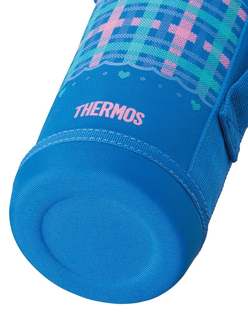 Thermos Vacuum Insulated 2-Way Bottle, 830ml/800ml, Check Blue, FHO-800WF CHBL