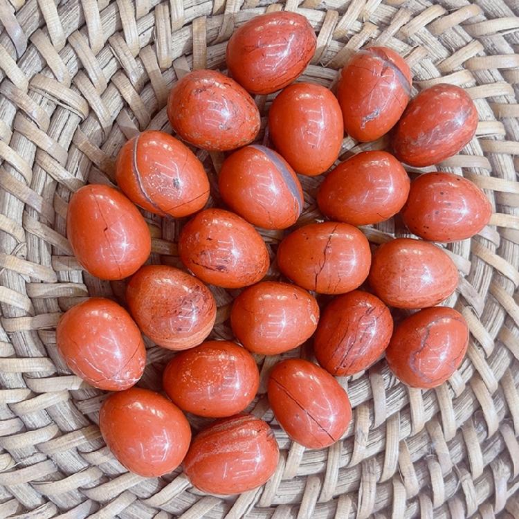 20pcs Mineral Crystal Assortments Eggs Gemstones Polished Worry Stones Ornaments