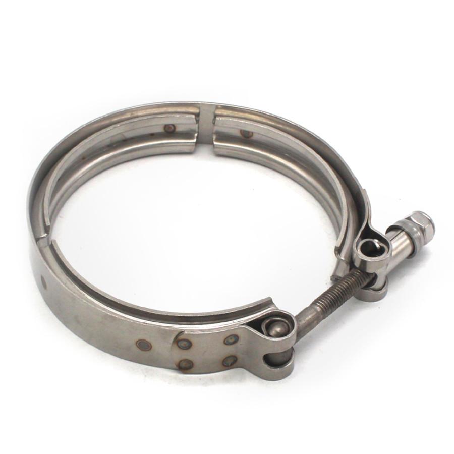 Stainless 90 Degree Downpipe Elbow V-Band Adaptor For Holset Turbo HY35 HX HE351