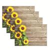 Printed Festival Party Placemats: Stain-Proof, Heat-Resistant Table Decoration