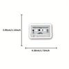 50pz Adesivi Vinilici Decalcomanie per Scrapbooking Design con Conchiglia Fiocco Timer per Laptop Borracce Skateboard Adesivi Autoadesivi Forme Irregolari