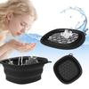 Foldable Face Ice Bath Bowl Built-in Ice Tray Skincare Washbasin Portable Ice Basin  Beauty Tools