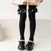 Kindersocken für Mädchen Schleife Lange Socken Schule Teenager Kniestrümpfe Baby Mädchen Overknee-Socken Frühling Herbst