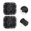 2pcs Heavy-Duty Butterfly Locks Spring Loaded Recessed Butterfly Latch For Airline Cases Wooden Boxes Briefcases