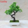 "Artificial Bonsai Potted Plants - Small, Plastic, Decorative Flowers for Desktop & Living Room"