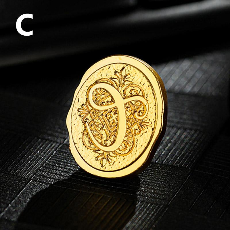 LetterA-Z Wax Seal Stamp DIY Sealing Wax Stamp Head for Scrapbooking Wedding Invitation Photo Album Dedicated Seal Stamp DIY