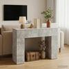 Coffee Table Concrete Grey 102 x 35 x 75 cm Engineered Wood