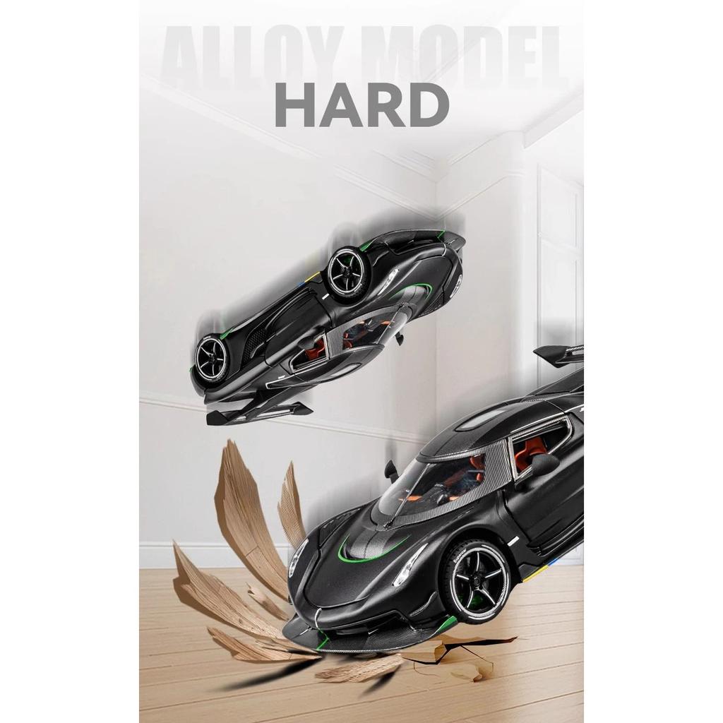 1/24 Koenigsegg Jesko Supercar Diecast Model Alloy Metal Car Classic Collections Hobbies Sentiments High Simulation Decorations Gift Friend