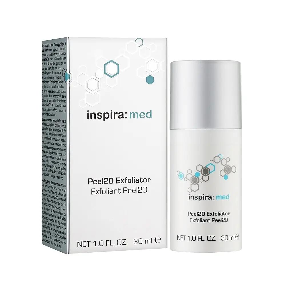 

Peeling gel 20% with AHA complex Peel 20 Exfoliator Inspira Med 30 ml