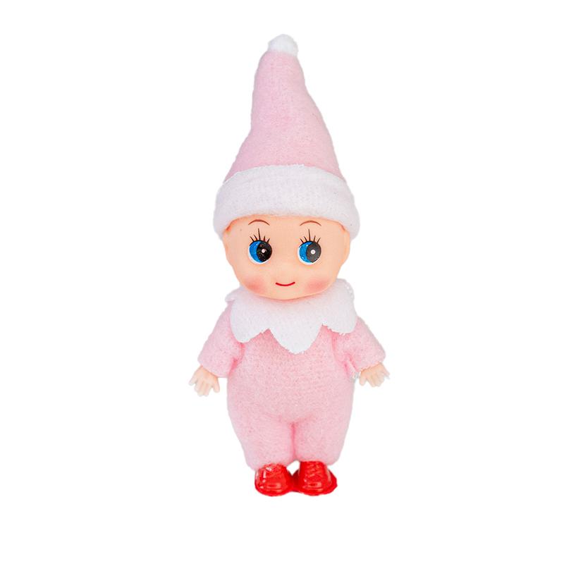 1PC Christmas Mini Elf Doll Pointed Hat Wrapped Feet Elf Window Atmosphere Decorative Small Items Holiday Gifts