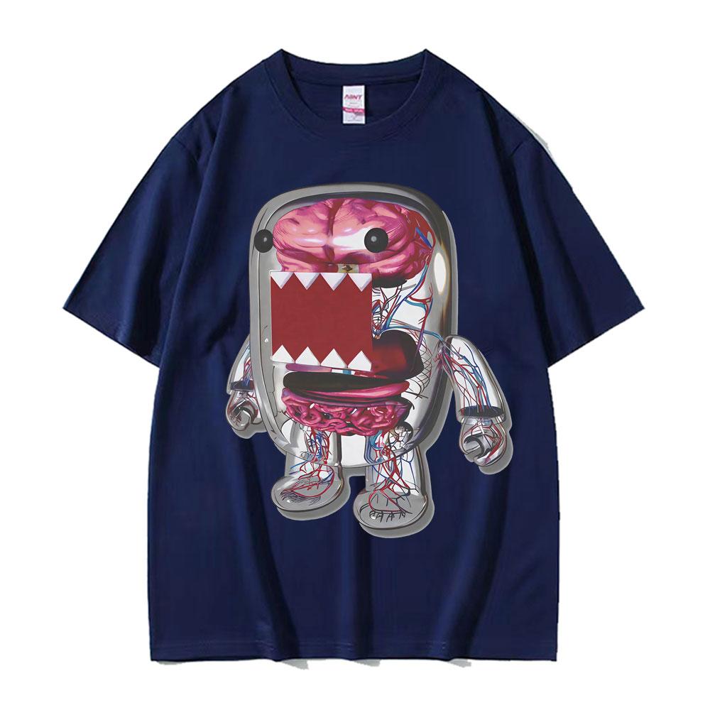 Domo Y2k Japanese Graphic Swag Era Fashion Aesthetic Rave Punk T Shirt Men's Summer Classic T-Shirt Tops Unisex Vintage T-Shirts