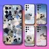 Cute S-Seal Seals Animal Phone Case For Samsung S10,S21,FE,S21 ,S26,S25,S24,S23,Ultra,S9,S22,Plus Black Shockproof Silicone Sof