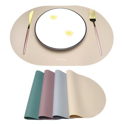 Placemat Silicone Mat Siliconty Easy Plain Meal Confectionery Countertop Protection Insulation High and Low Temperature Resistant Easy To Wash