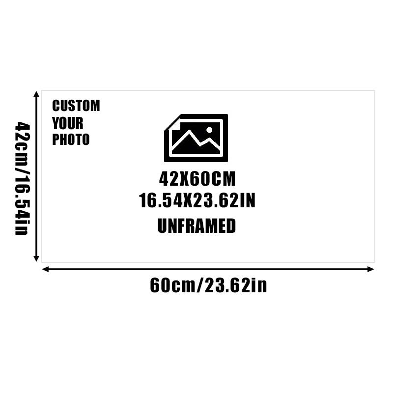 

Персонализированный печатный постер Ваши фотографии на холсте Украшение дома Индивидуальный постер Домашние животные Свадьба Семья Искусство Живопись Для фестивалей, вечеринок, тематических мероприятий 42x60cm