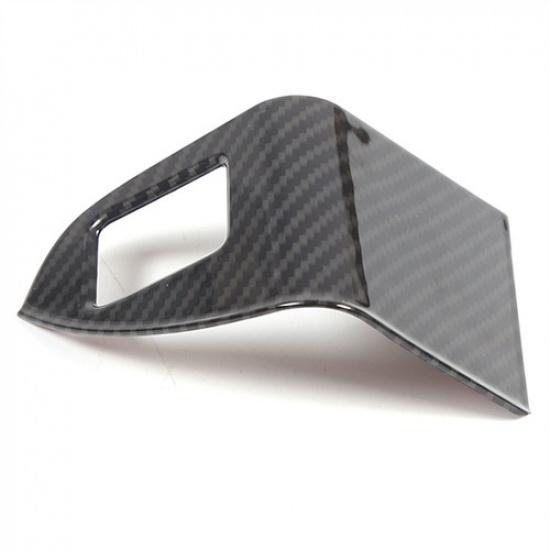 Carbon Fiber ABS Car Fuel Tank Lid Switch Button Trim For Honda Pilot 2015-2022