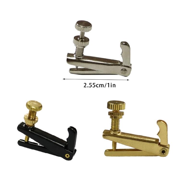 4Pcs Full Size Violin Tuner 4/4-3/4 Standard Size Adjuster Parts Violin Fine Tuners Violin Finger Guides Fine Tuners