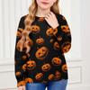Halloween Genser for Barn Gutter og Jenter Strikket Genser Søt Skjorte Høst Rundhals Genser Topper