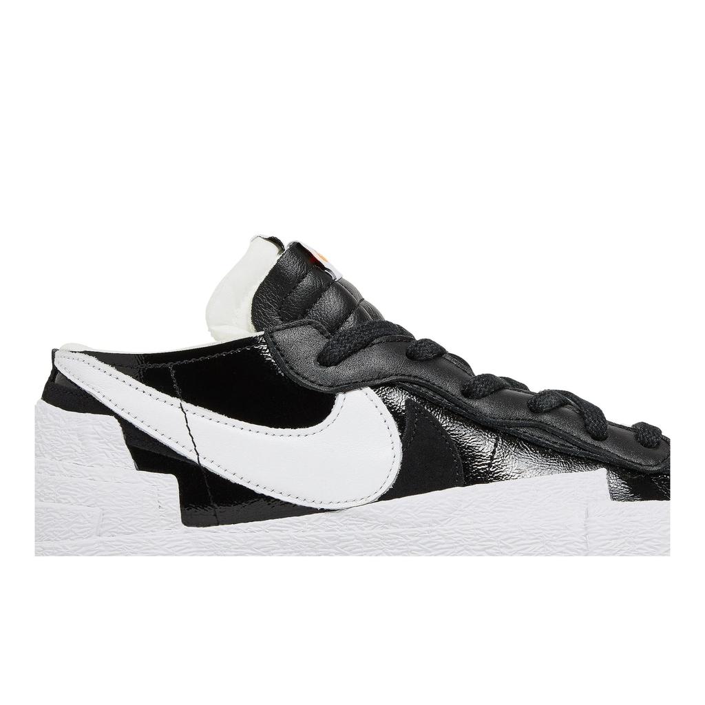 Nike Blazer Low 'Black Patent' (Unisex) Black / White Skate Shoes DM6443 001